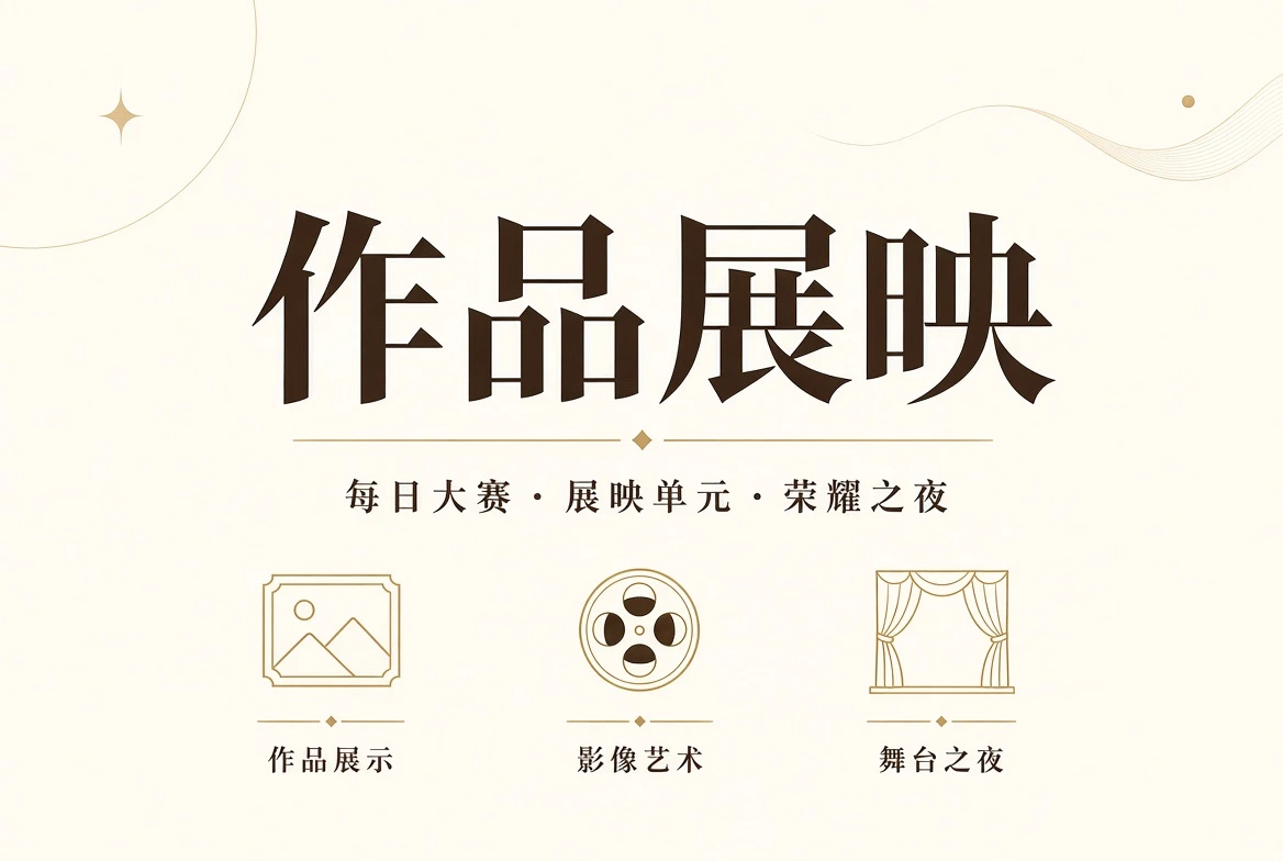 作品廊与终场展示内容